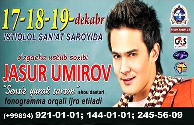 Jasur Umirov - Konsert dasturi 2012