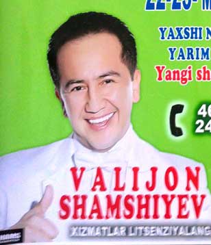 Valijon Shamshiev Kuldurmasam Turolmayman konsert 2013